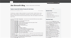 Desktop Screenshot of abeheward.com